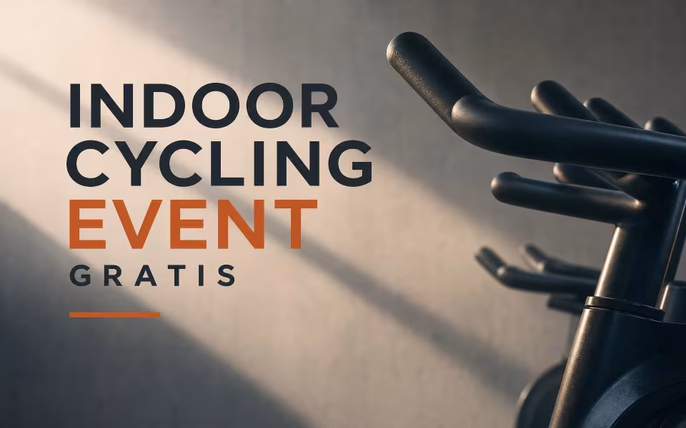 Indoor cycling event, gratis