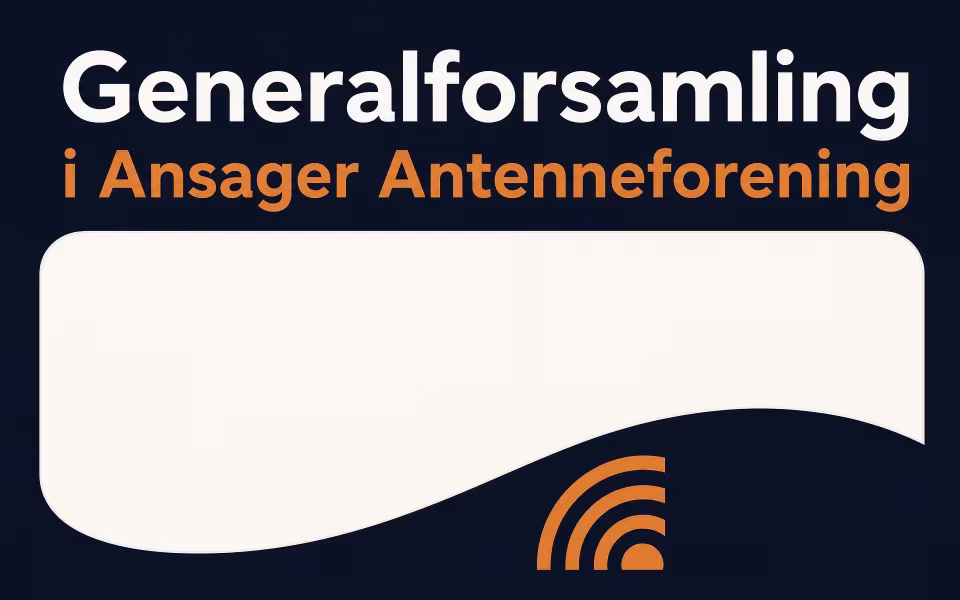 Generalforsamling i Ansager Antenneforening