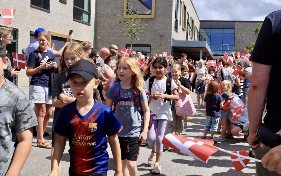 Ferie og udklapning på Frello Skolen