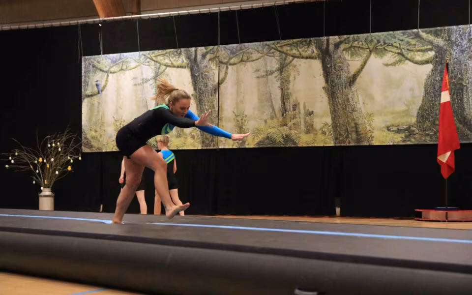 Forårsstemning i Outrup med GUB Gymnastik
