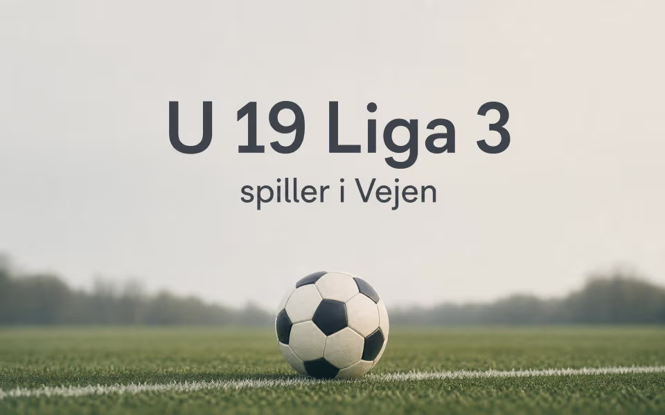 U 19 Liga 3 spiller i Vejen
