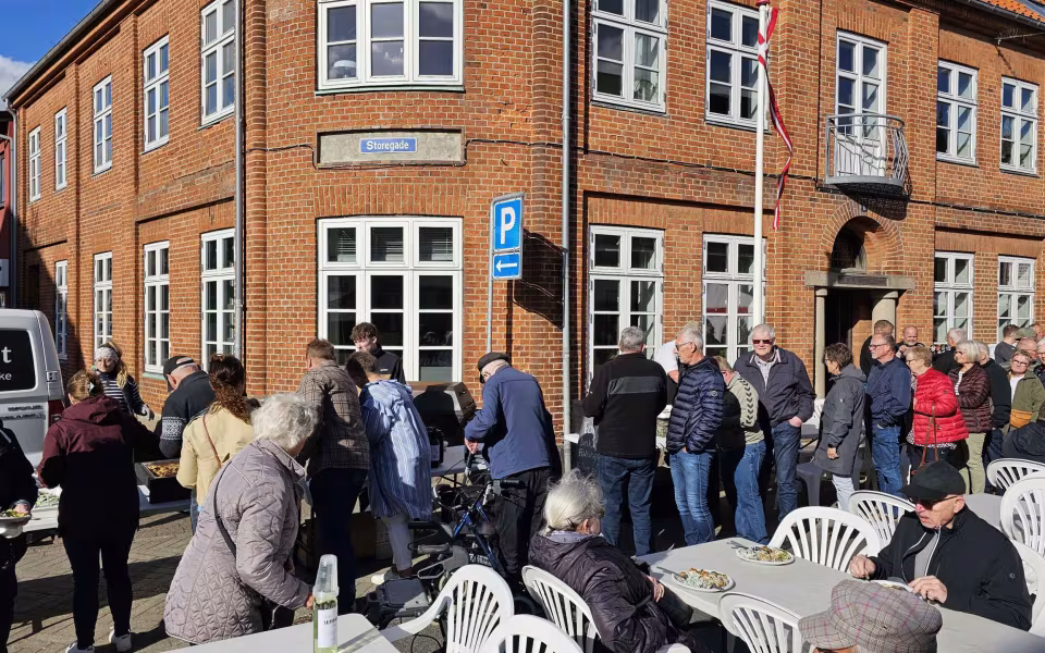 blev Ølgod midtby forvandlet til en festlig oase under arrangementet Late Night.