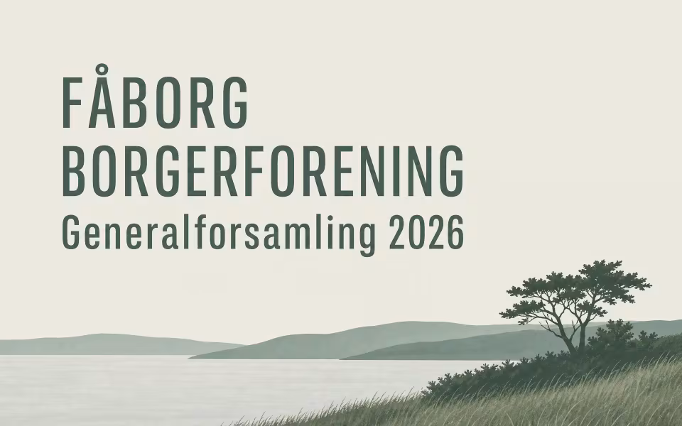 Fåborg borgerforening Generalforsamling 2026