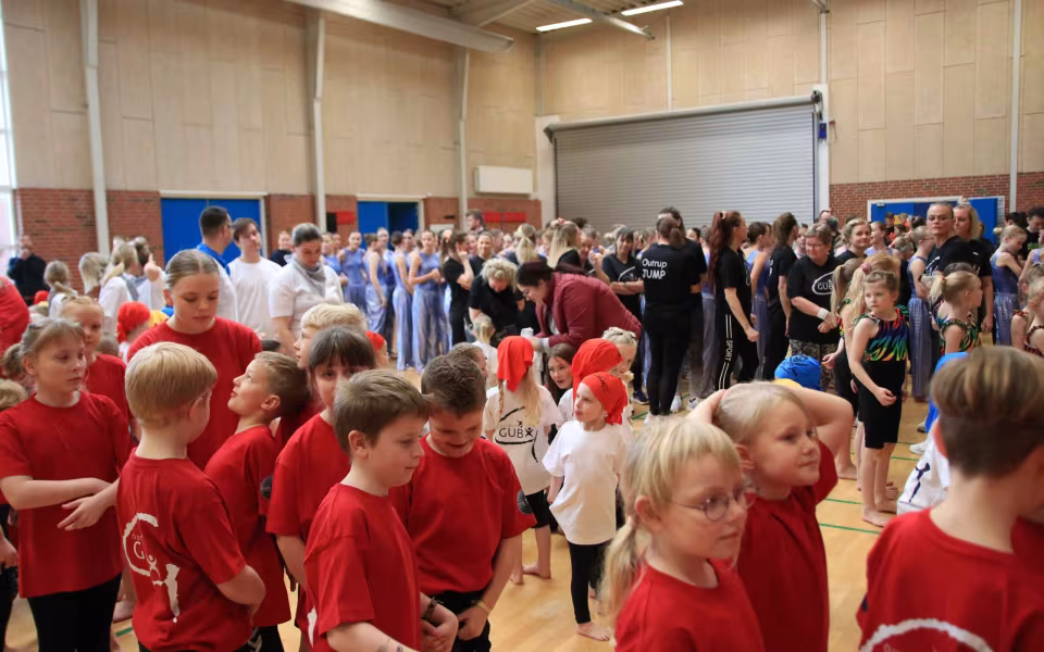 Forårsstemning i Outrup med GUB Gymnastik