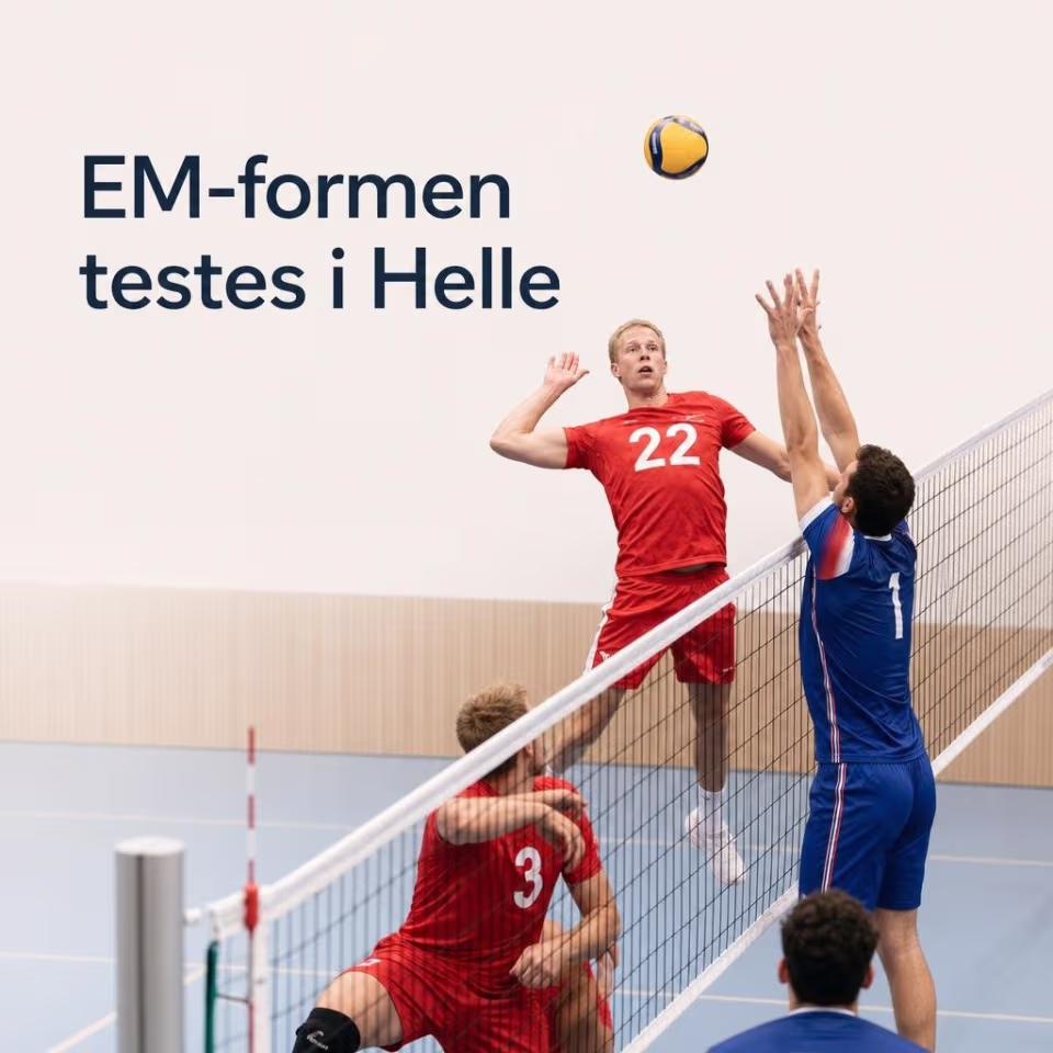 EM-formen testes i Helle