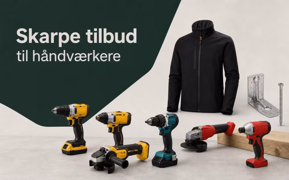 Skarpe tilbud til håndværkere