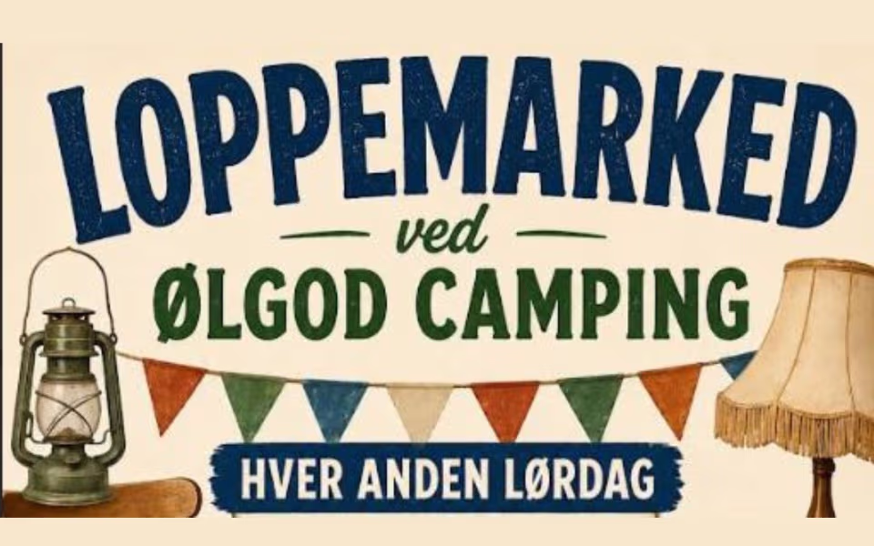 Loppemarked ved Ølgod camping