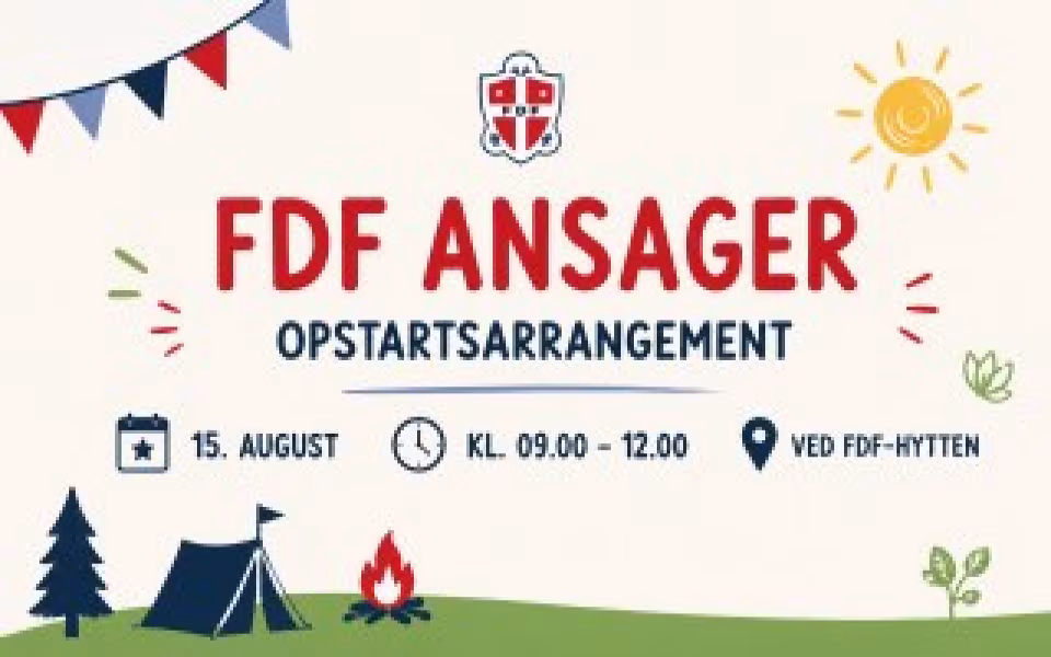FDF Ansager inviterer til opstart