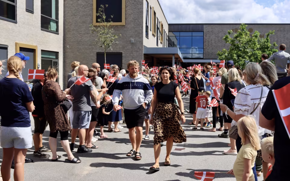 Ferie og udklapning på Frello Skolen