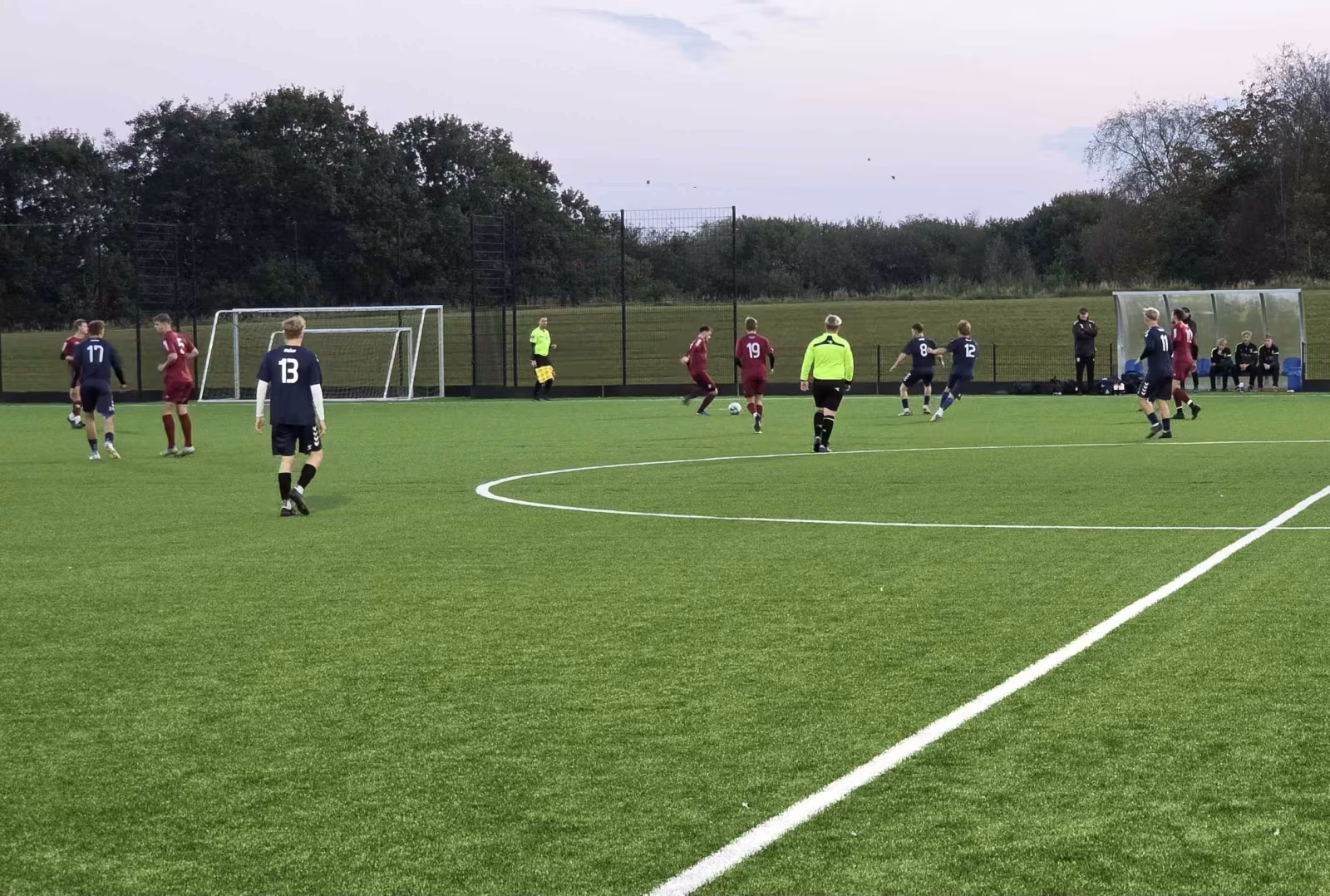 HTS fodbold serie 1. HTS og Oksbøl spillede 2-2