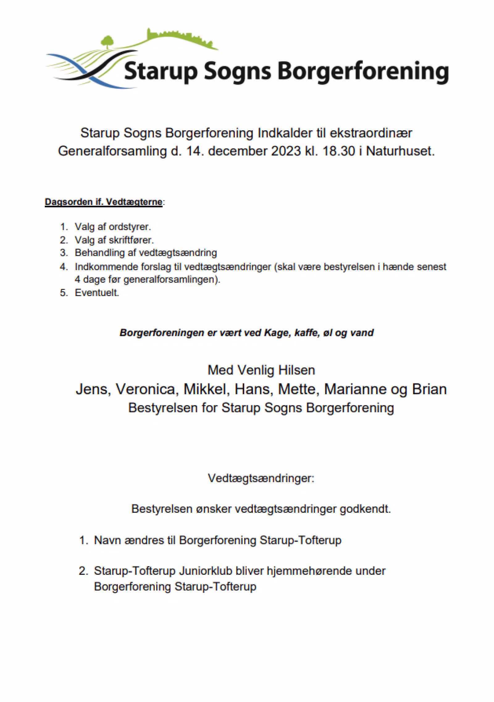Starup Sogns Borgerforening