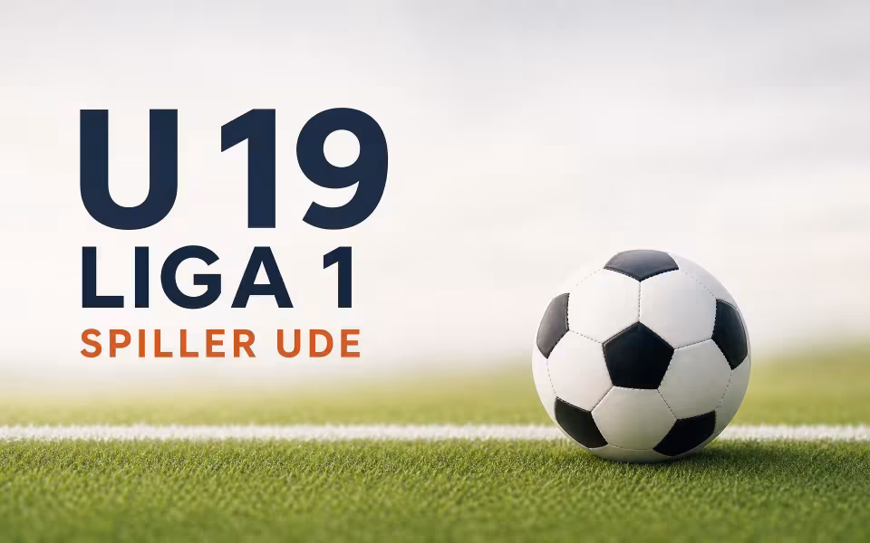 U 19 Liga 1 spiller ude