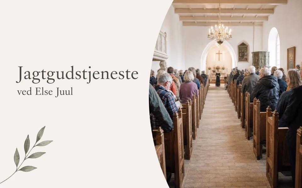 Jagtgudstjeneste ved Else Juul