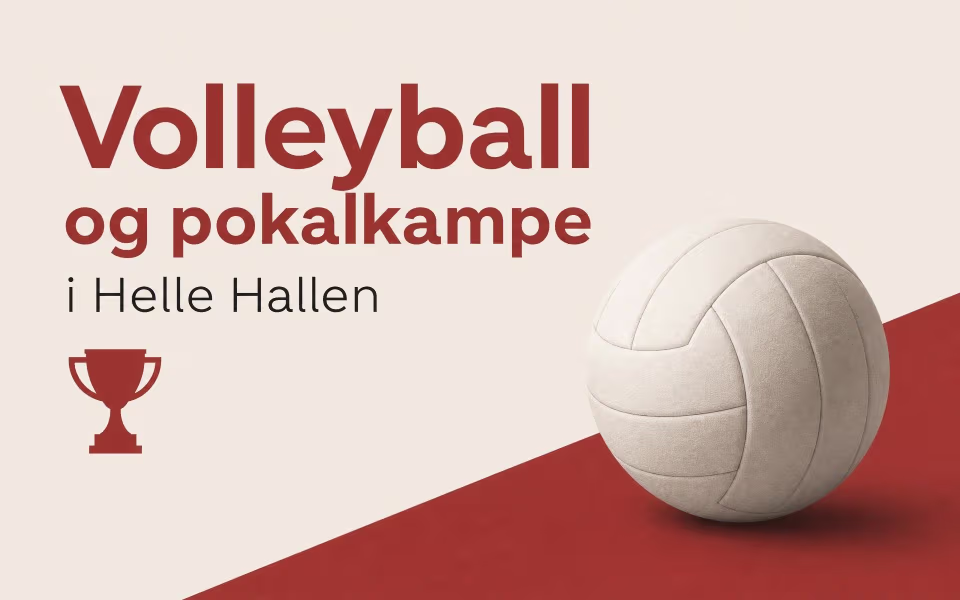 Volleyball og pokalkampe i Helle Hallen