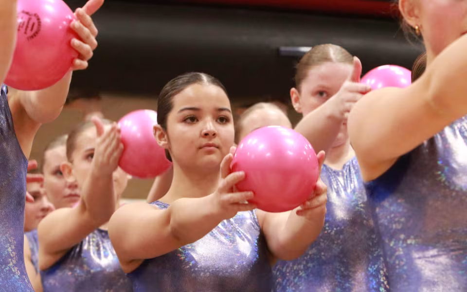 Forårsstemning i Outrup med GUB Gymnastik