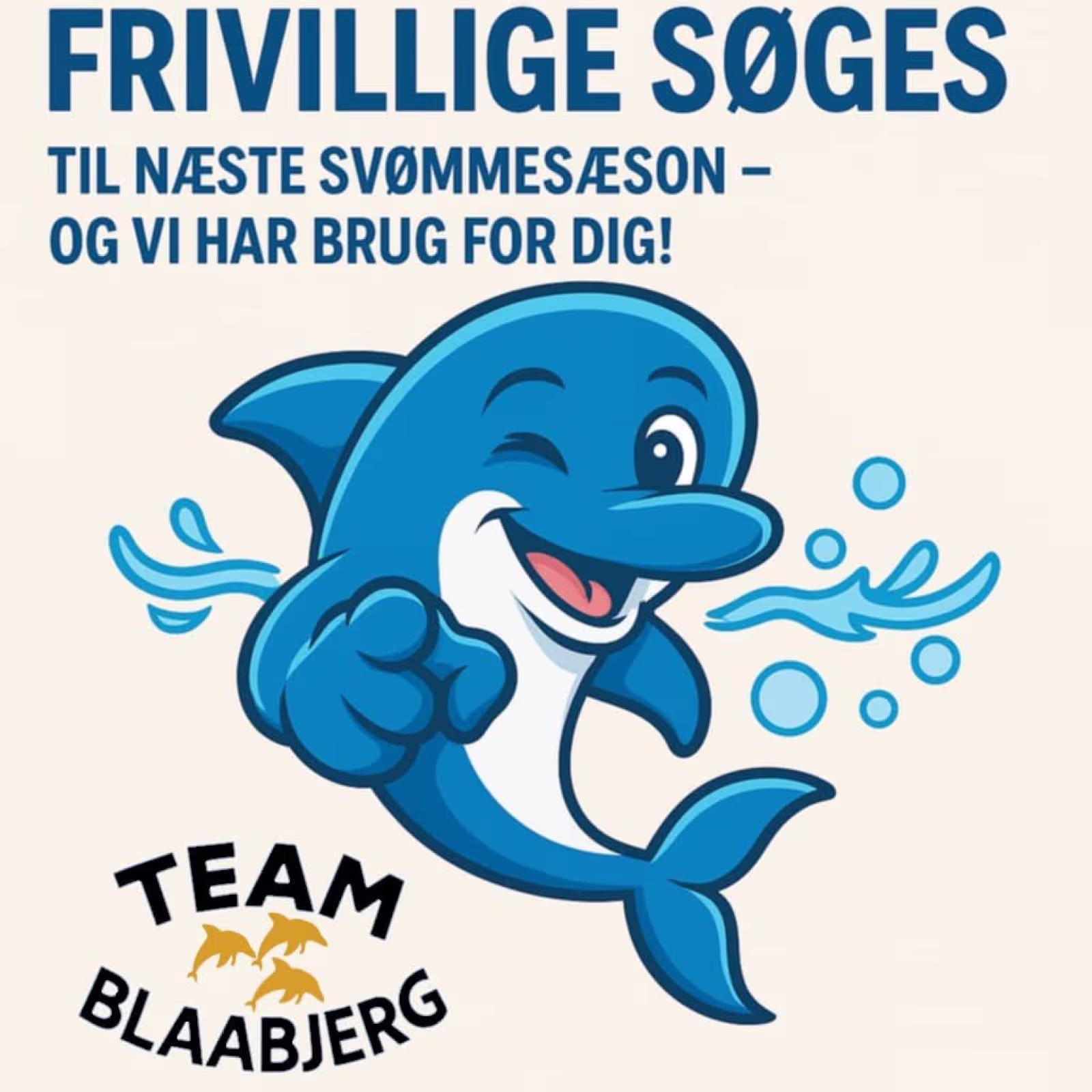 Hop i vandet som frivillig