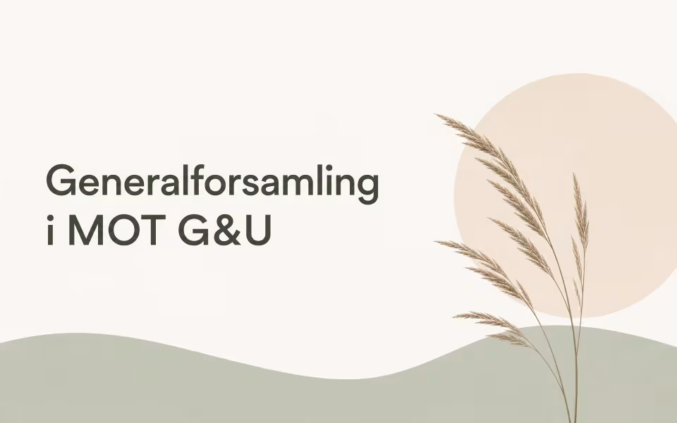 Generalforsamling i MOT G&U