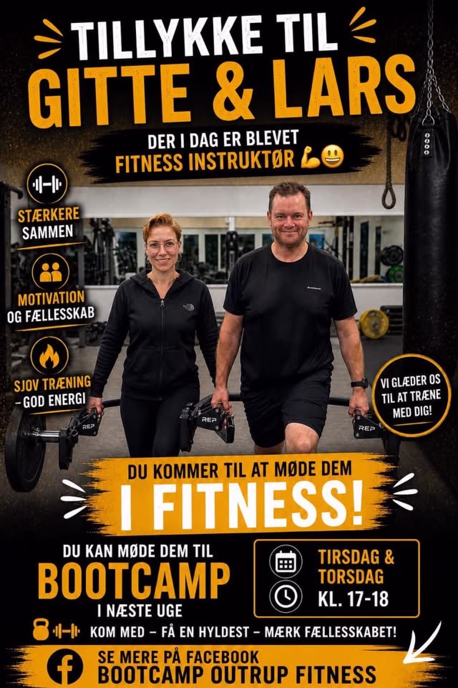 Tillykke til Gitte og Lars