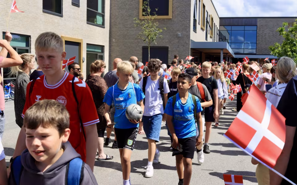 Ferie og udklapning på Frello Skolen