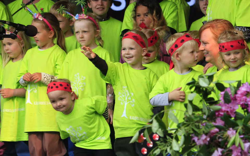 Børnemusik festival i Outrup strålende succes