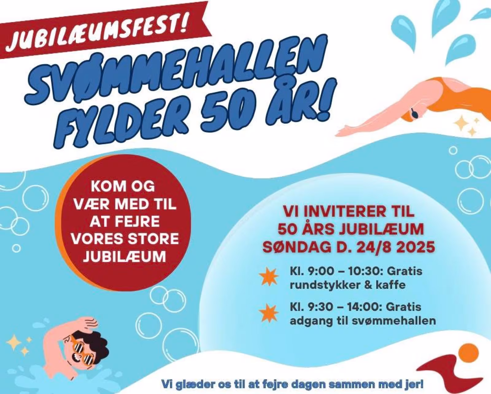 Svømmehallen fejrer 50 års jubilæum