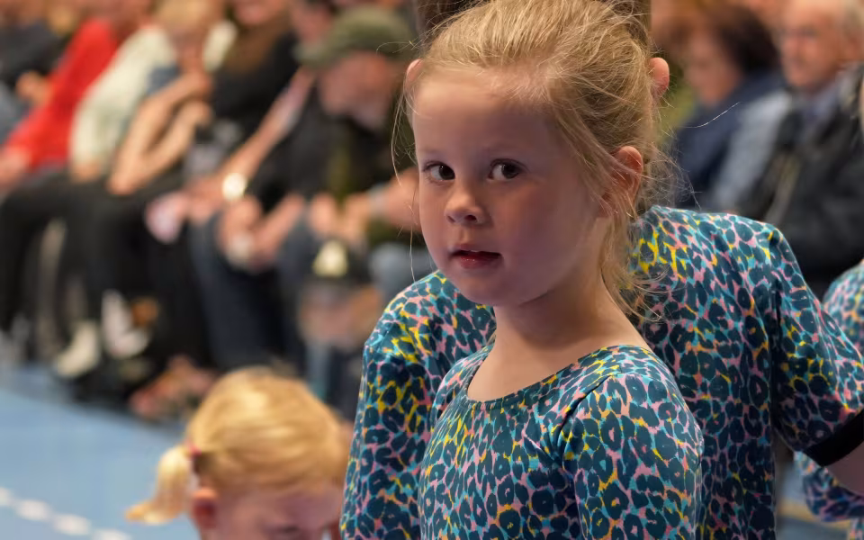 Gymnastikopvisning 2025 i Skovlund-Ansager Hallen