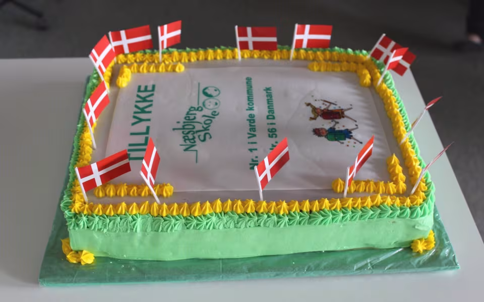 Næsbjerg Skole placerer sig som nr. 56 blandt alle skoler i hele Danmark og som nummer 1 i Varde Kommune