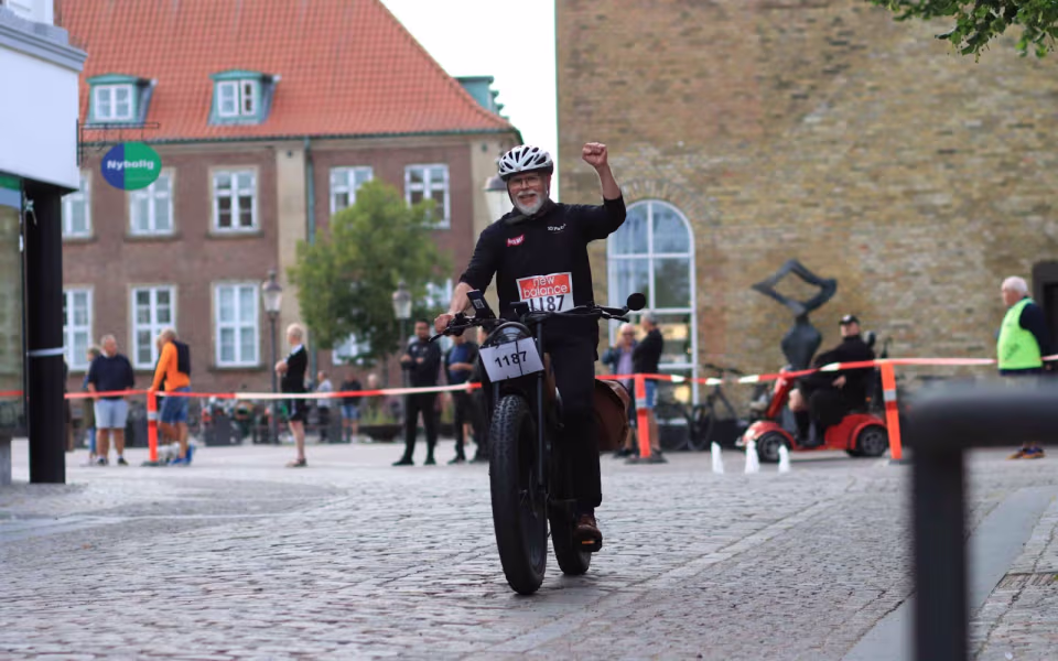 Sponsorløb skabte fest på torvet