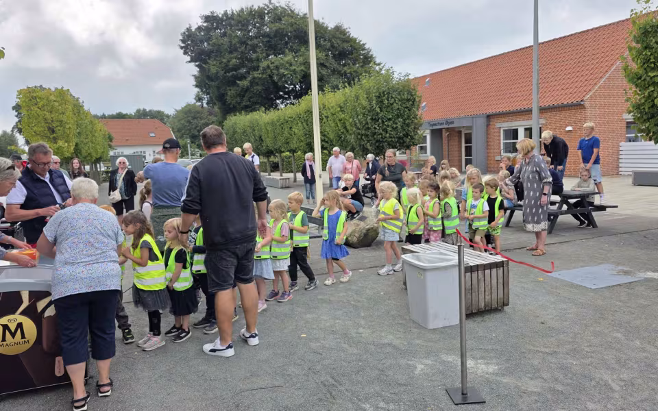 Billeder fra festlig indvielse af Tistrup By-Strand