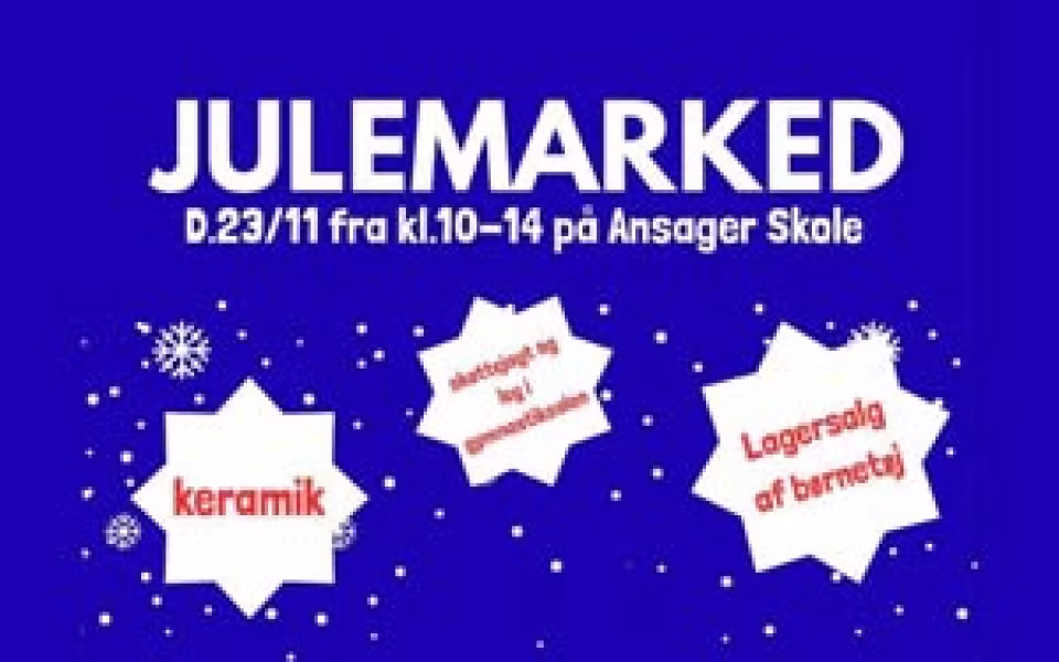 Julemarked på Ansager Skole