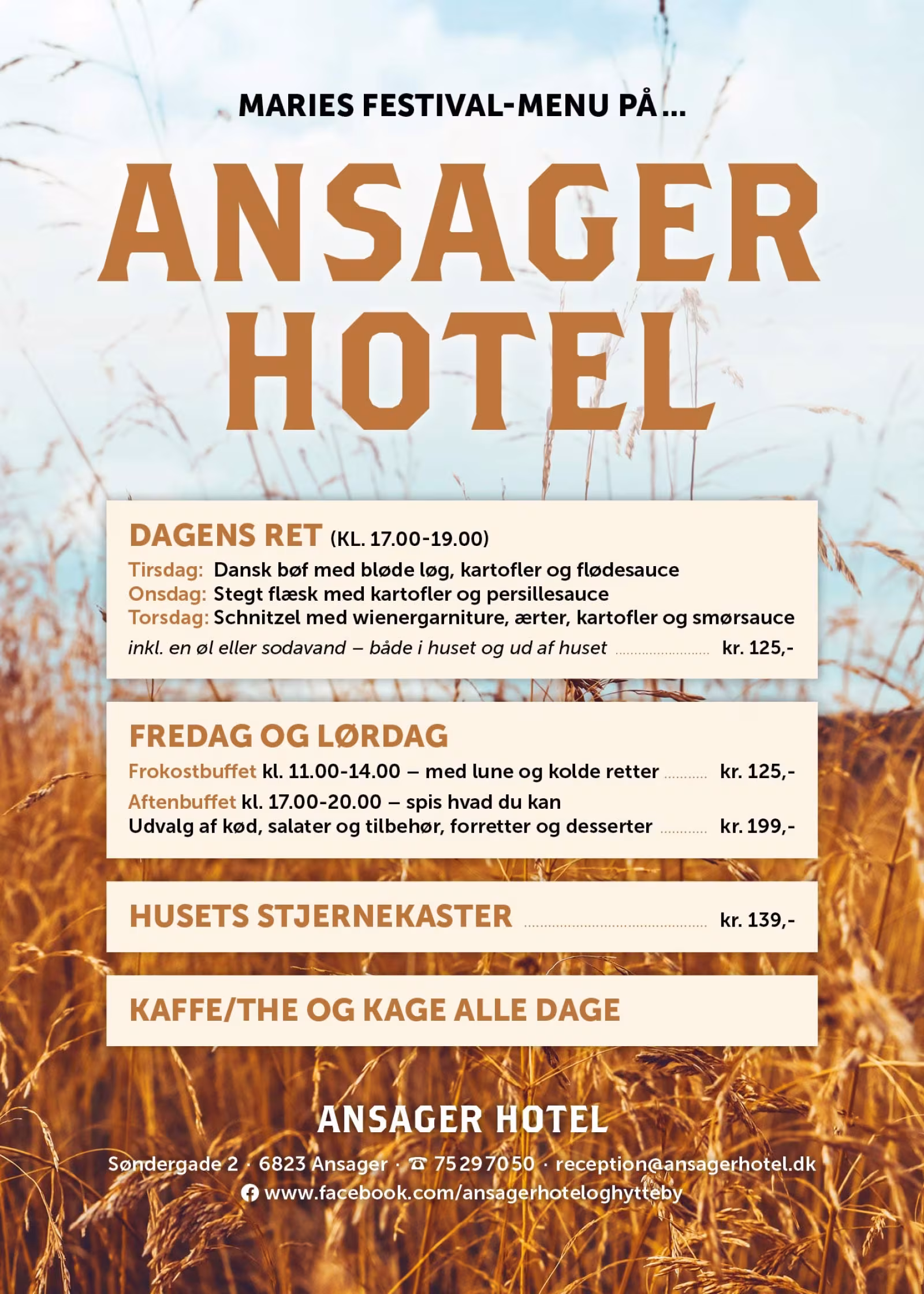 Maries Festival på Ansager Hotel