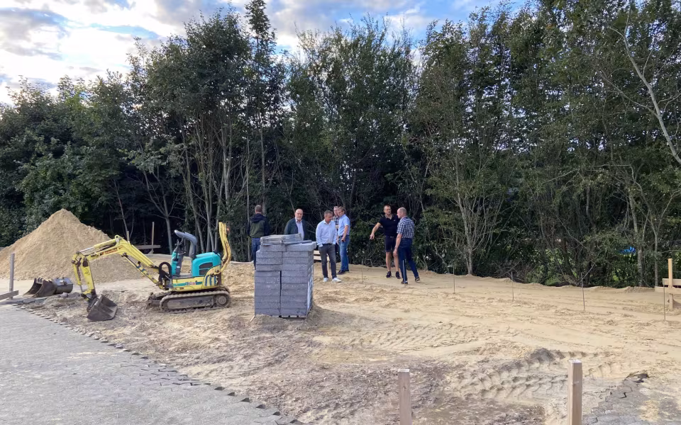 Byggeprojekt Skur er påbegyndt ved Næsbjerghus!