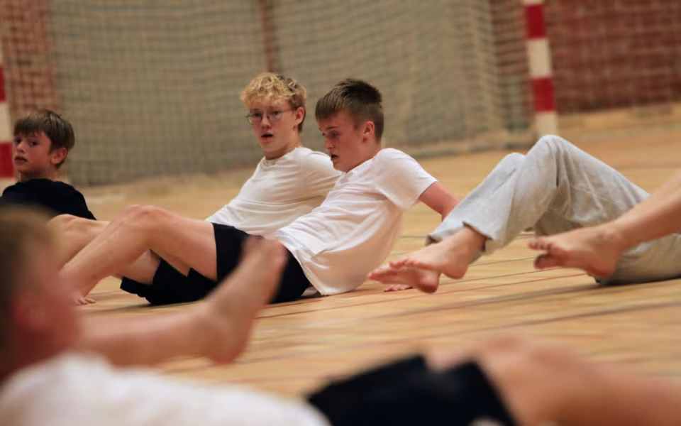 Juniortræningshold klar til sidste prøvetræning
