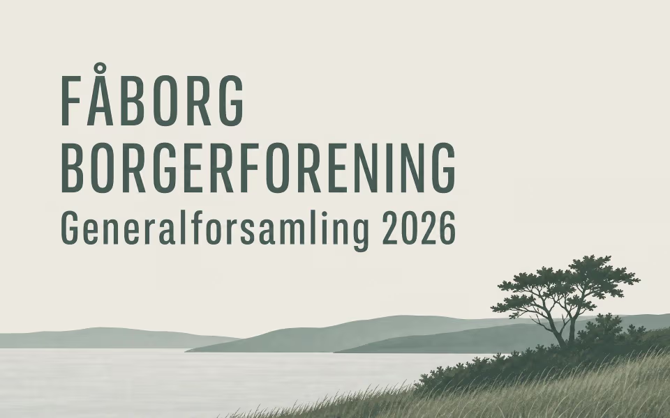 Fåborg borgerforening Generalforsamling 2026
