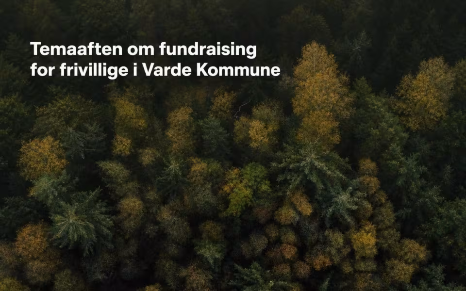 Gratis temaaften om fundraising for frivillige