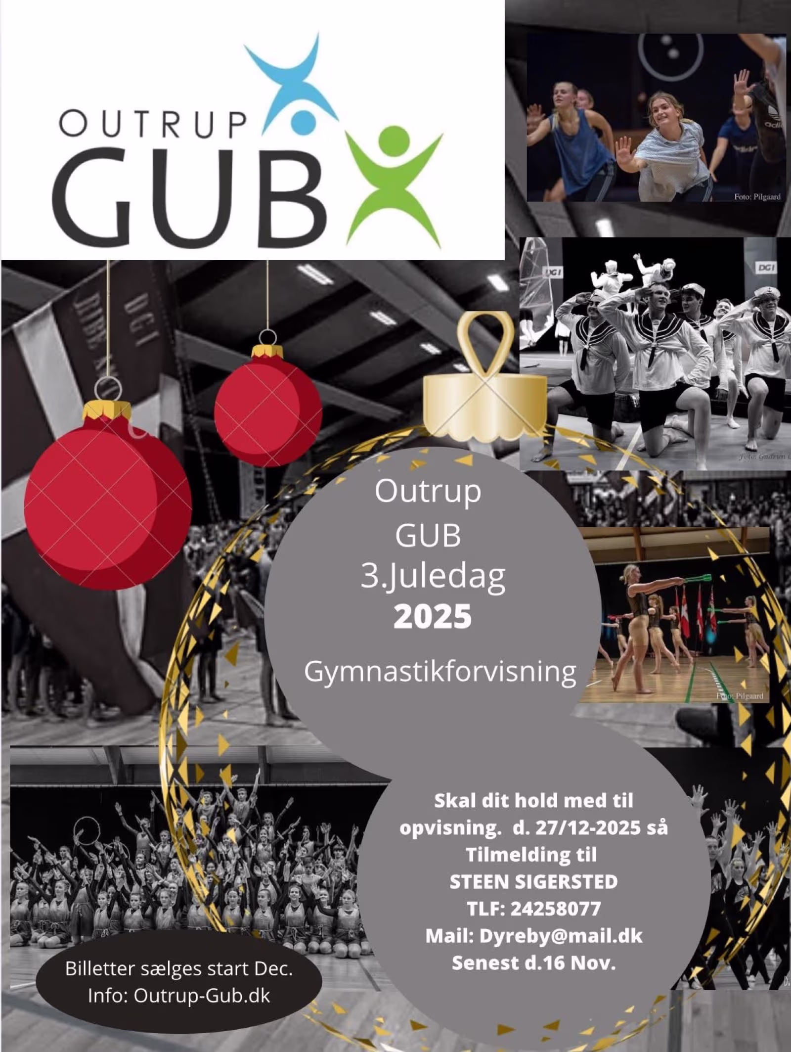 Gymnastikopvisning i Outrup julen 2025