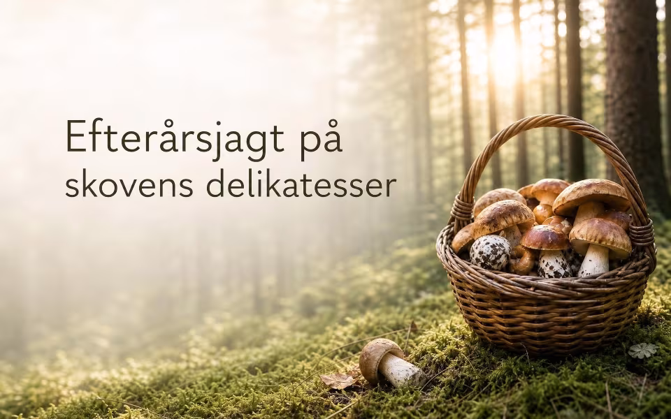 Efterårsjagt på skovens delikatesser