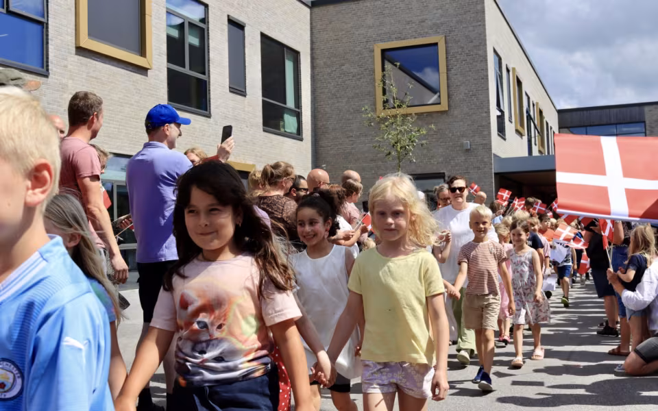 Ferie og udklapning på Frello Skolen