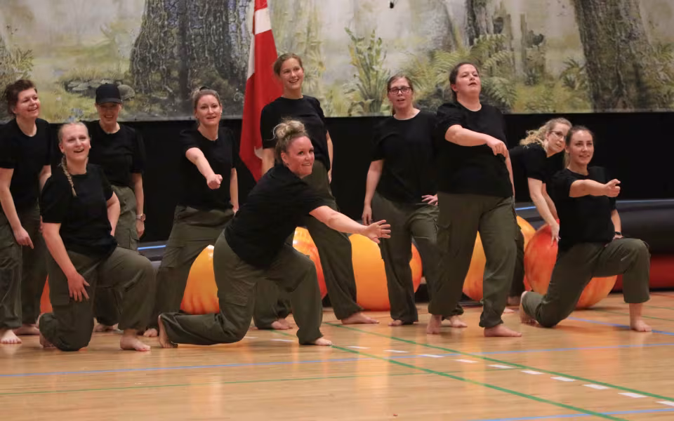 Forårsstemning i Outrup med GUB Gymnastik