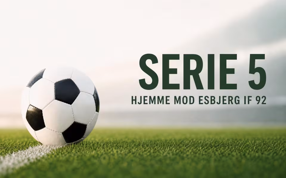 Serie 5 hjemme mod Esbjerg IF 92