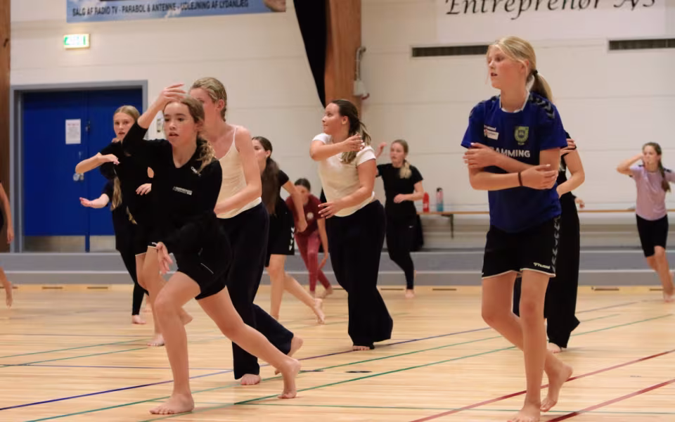 Juniortræningshold klar til sidste prøvetræning