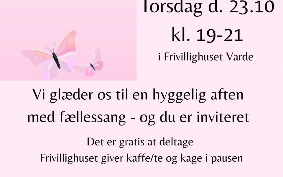 Fællessang og hygge med Karina