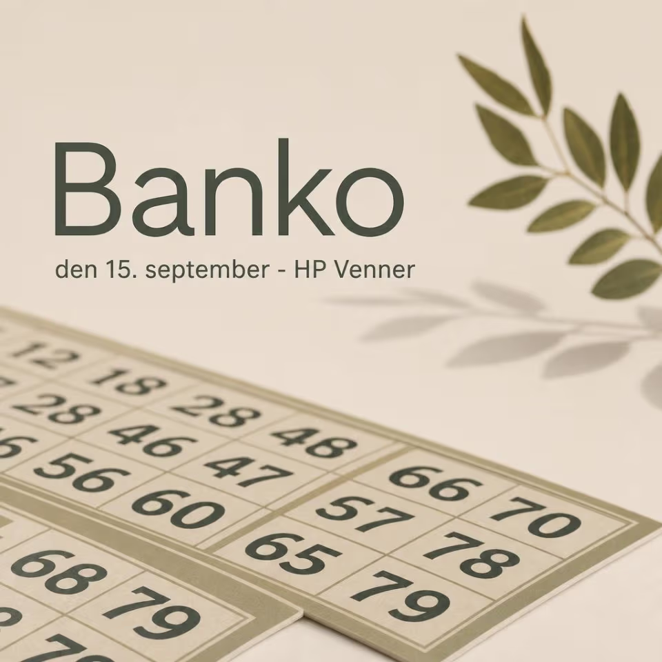 Banko den 15. september - HP Venner