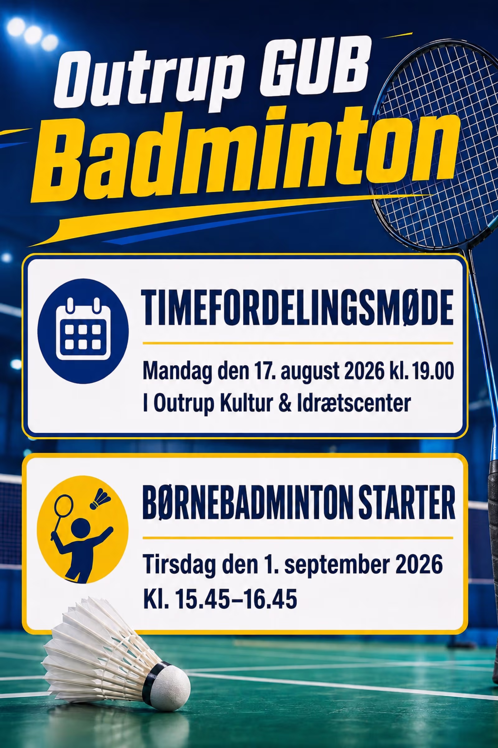 Badmintonsæsonen skydes i gang