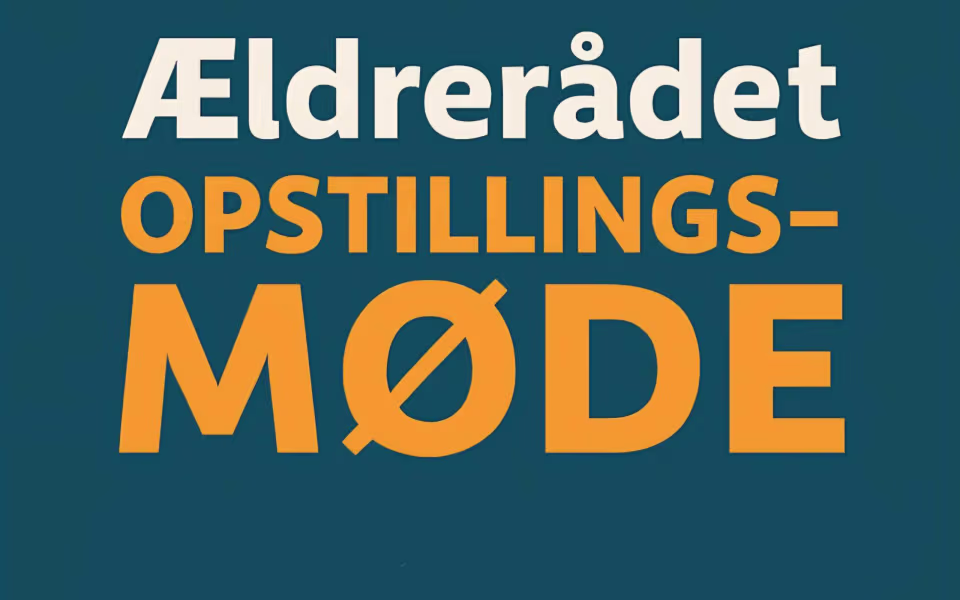 Ældrerådets opstillingsmøde i Varde Kommune