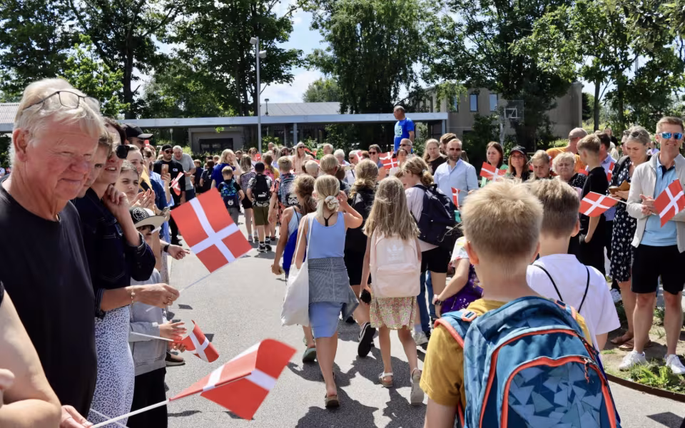 Ferie og udklapning på Frello Skolen