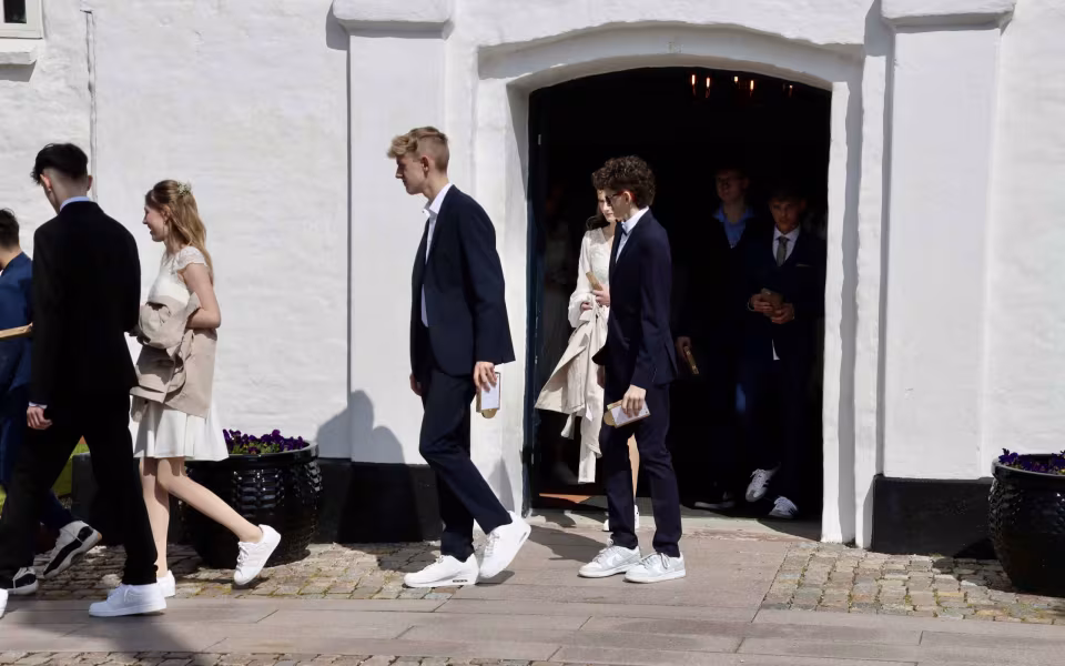 Solrig konfirmation i Outrup Kirke