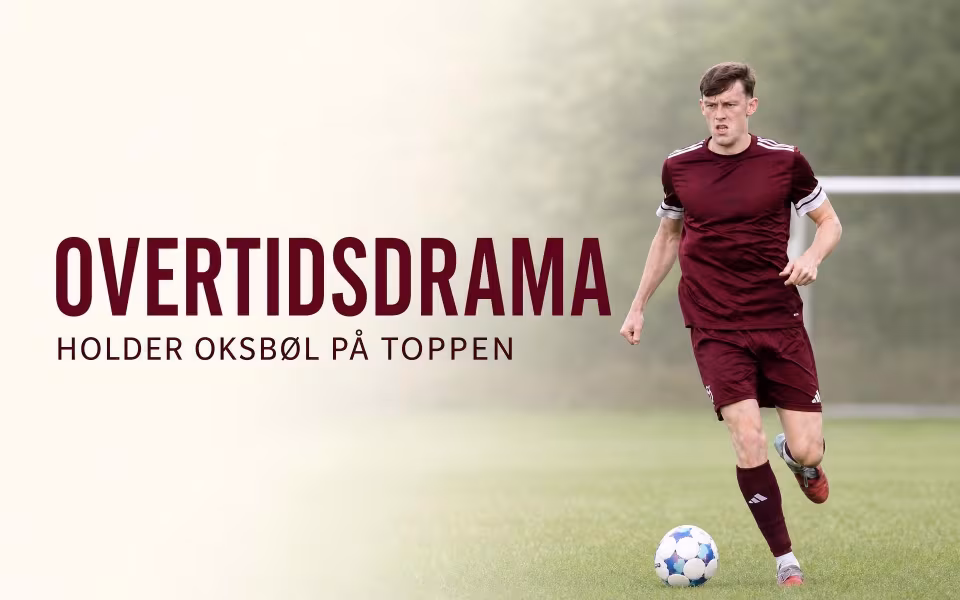 Overtidsdrama holder Oksbøl på toppen