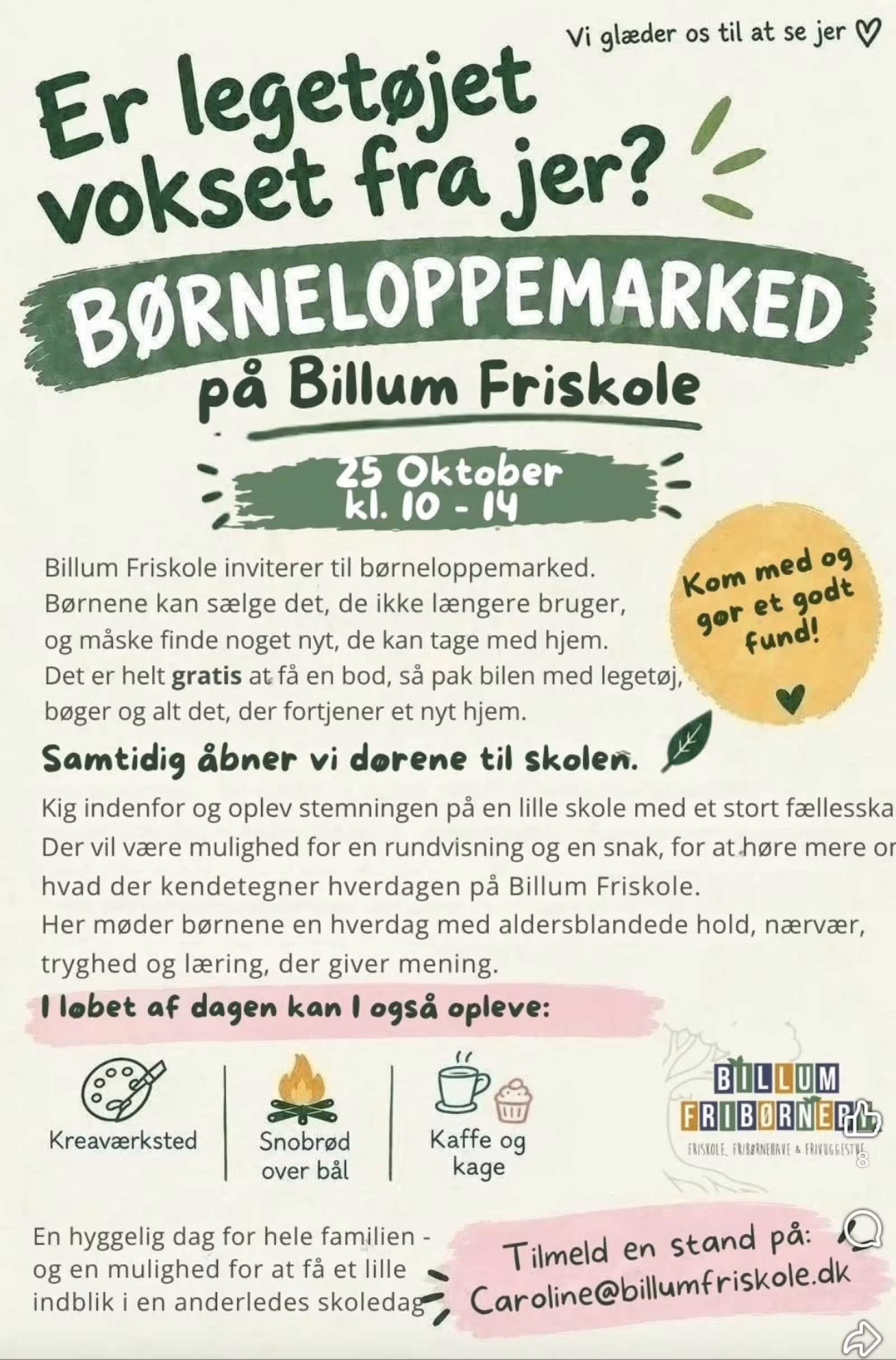 Loppefund og skoleliv i Billum
