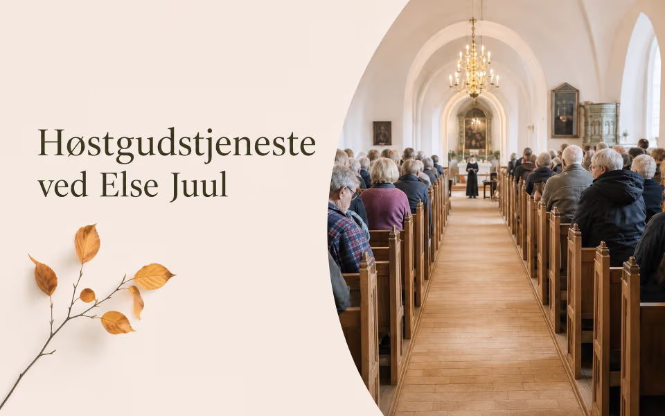 Høstgudstjeneste ved Else Juul